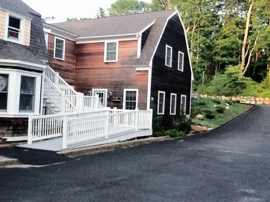 The Pilates Room studio building exterior in Marstons Mills, MA